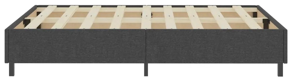 vidaXL Πλαίσιο Κρεβατιού Boxspring Γκρι 140 x 200 εκ. Υφασμάτινο