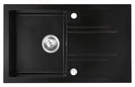 FERRO DRGM48/78BA Νεροχύτης Κουζίνας Γραφίτη 78x48cm