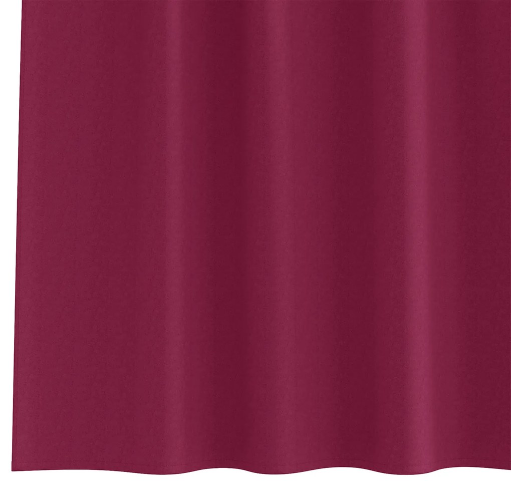vidaXL Κουρτίνες με κουρτίνες 2 pcs Κόκκινο 245 x 140 εκ. Πολυεστέρας