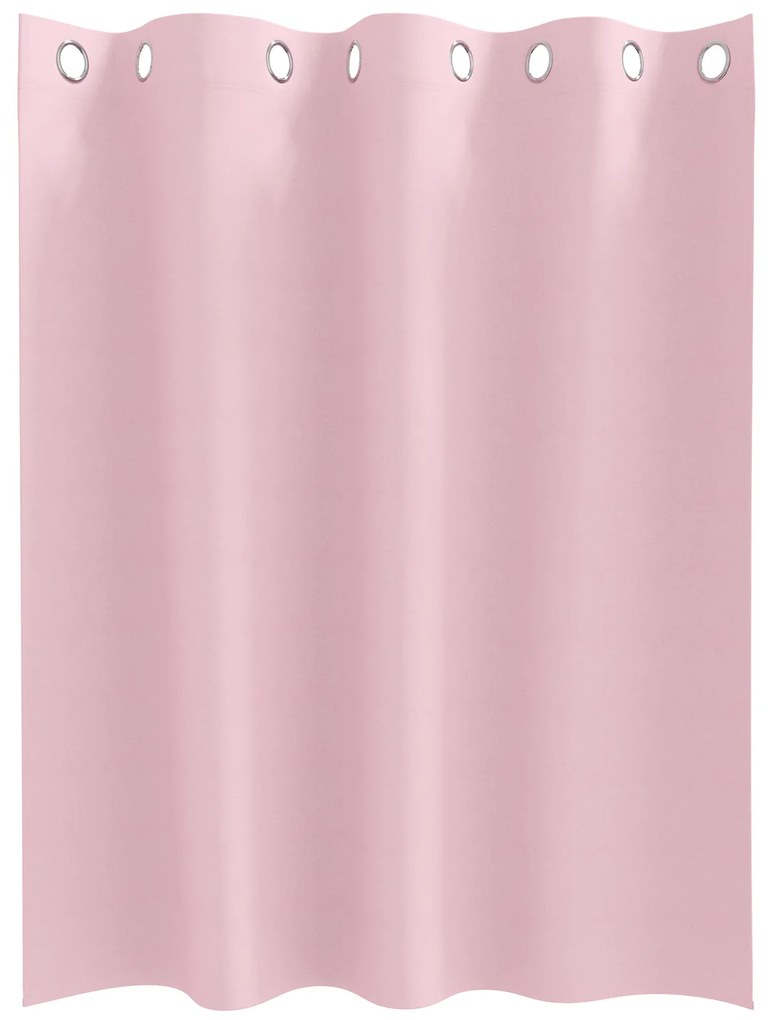 vidaXL Κουρτίνες 2 pcs Μωρουδίστικο Ροζ 140 x 140 cm Πολυεστέρας