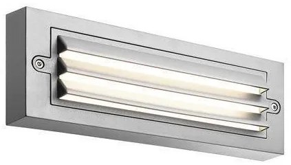 Απλίκα Φωτιστικό Τοίχου LED 6W 3CCT IP65 Περσίδες Senario Pro Eurolamp-145-52110-Γκρι 145-52110