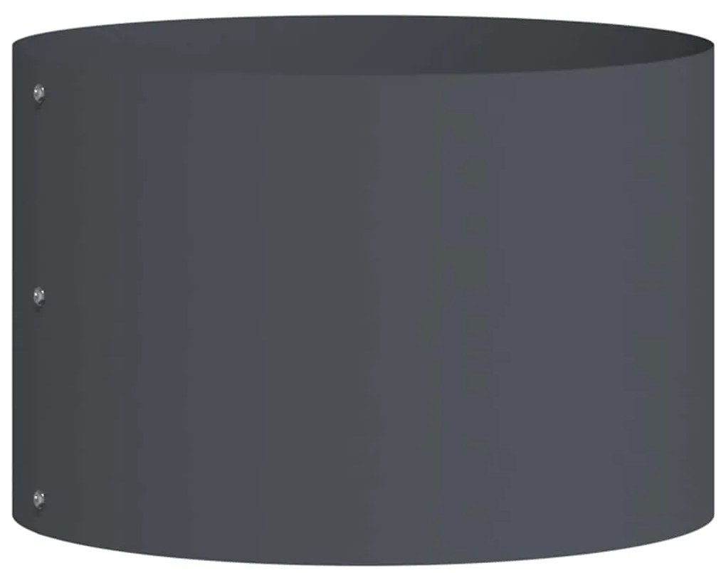vidaXL Ζαρντινιέρες κήπου 5 pcs Ανθρακί 30 x 30 x 20 cm Ατσάλι