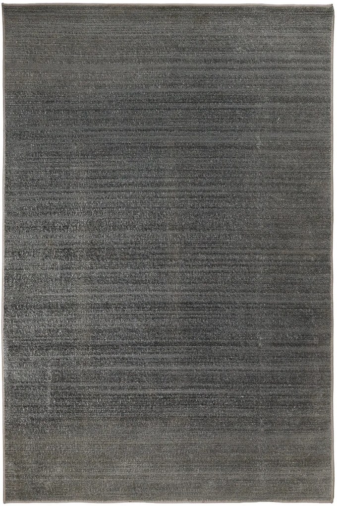 Χαλί Minimal 3849A Dark Grey Βιοκαρπέτ 133X190cm