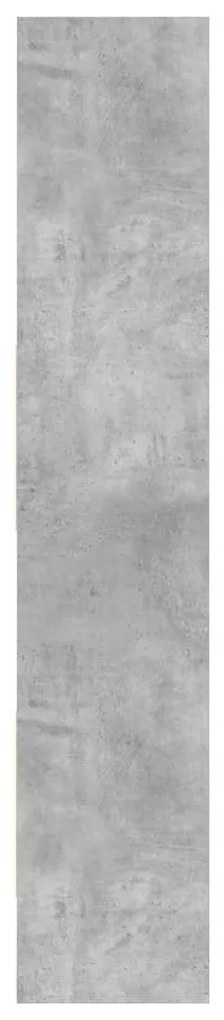 vidaXL Βιβλιοθήκη Γκρι Σκυροδέματος 40 x 35 x 180 εκ. από Επεξ. Ξύλο