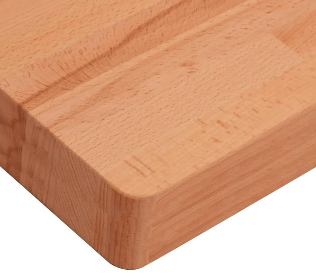 vidaXL Επιφάνεια Τραπεζιού Ορθογώνια 100x50x4 εκ. Μασίφ Ξύλο Οξιάς