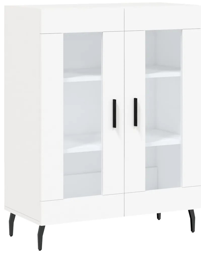 vidaXL Ντουλάπι Λευκό 69,5x34x180 εκ. από Επεξεργασμένο Ξύλο
