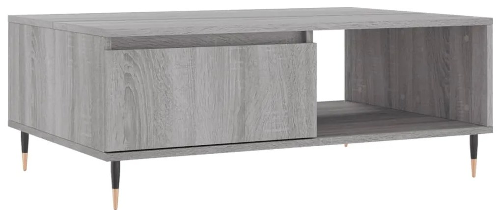 vidaXL Τραπεζάκι Σαλονιού Γκρι Sonoma 90x60x35 εκ. Επεξεργασμένο Ξύλο