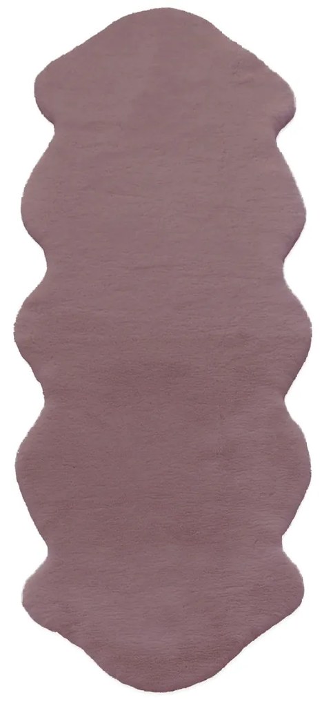 Γούνινο Χαλί Διαδρόμου (80x150) New Plan Softy TD32 Dark Pink