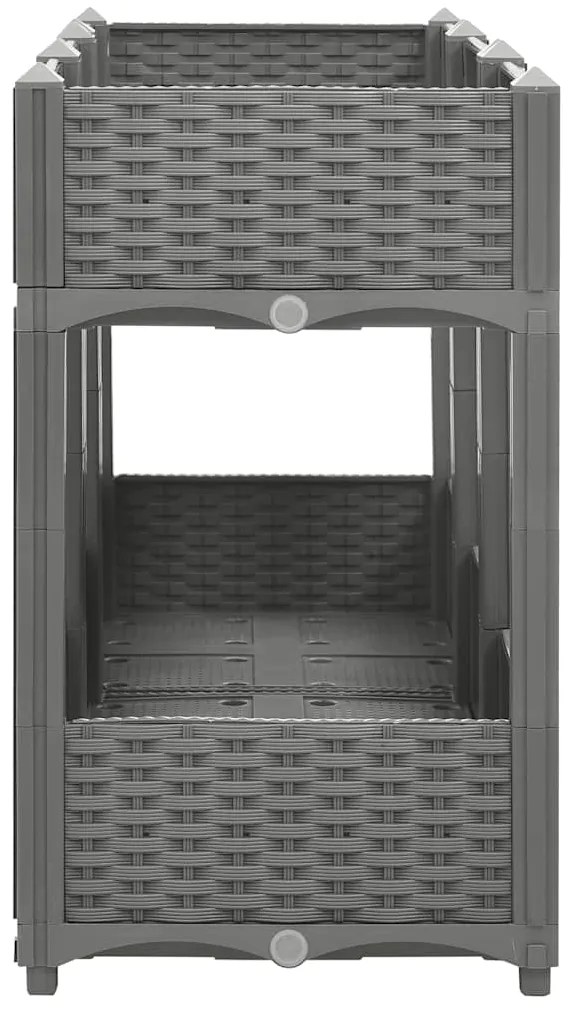 vidaXL Ζαρντινιέρα 120 x 40 x 71 εκ. από Πολυπροπυλένιο