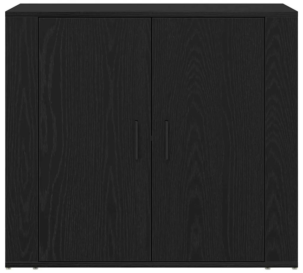 vidaXL Υψηλό Τραπέζι Μαύρη δρυς 80 x 33 x 150 εκ Επεξεργασμένο ξύλο