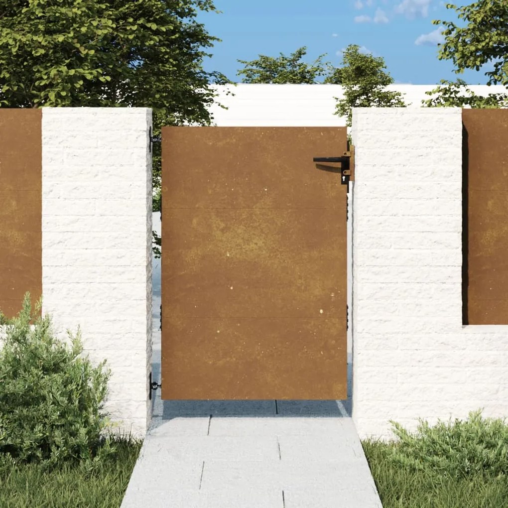 Πόρτα Κήπου 85x125 εκ. από Ατσάλι Corten