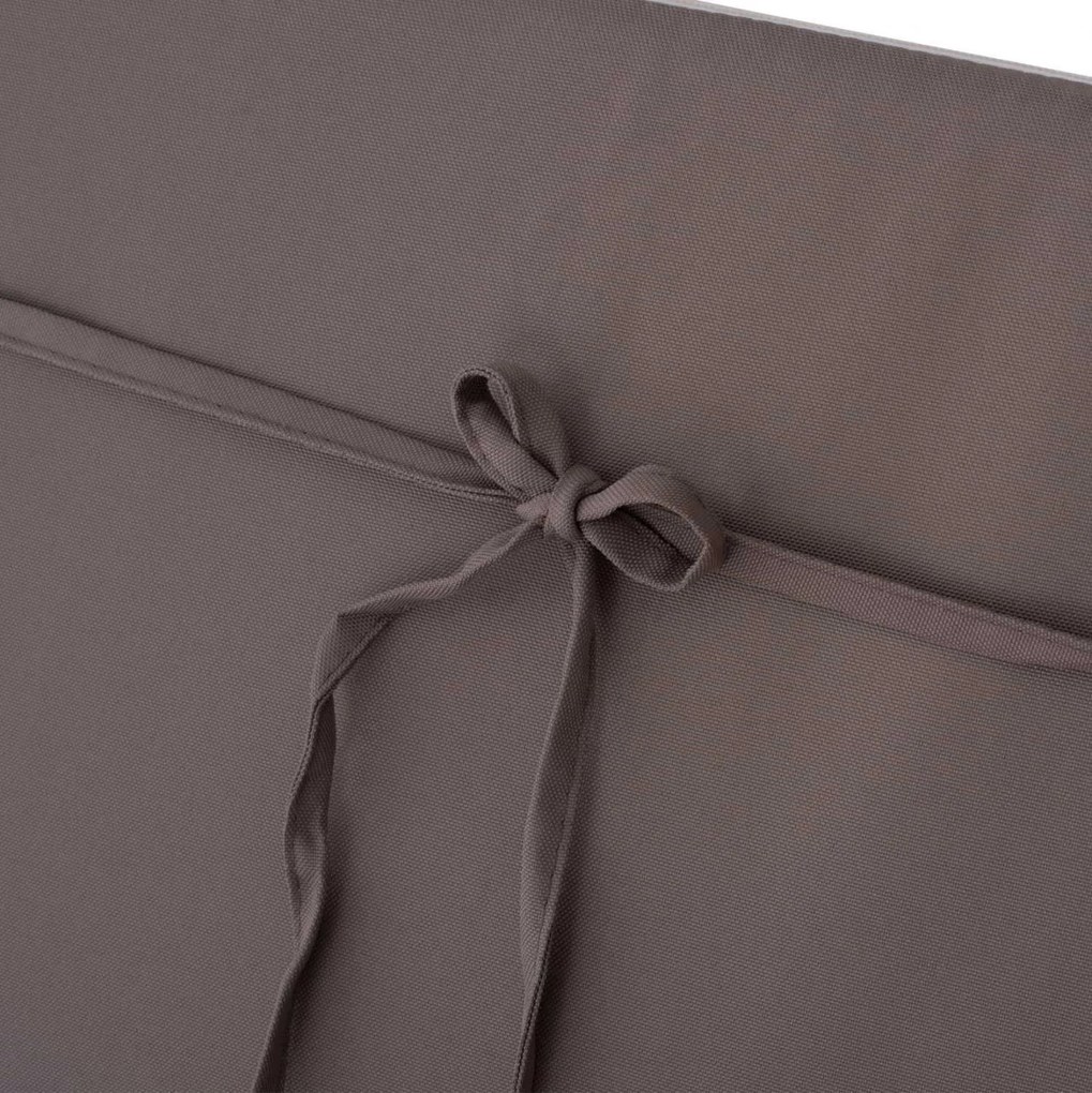 ΜΑΞΙΛΑΡΙ ΞΑΠΛΩΣΤΡΑΣ POLYESTER CHIOS ΓΚΡΙ HM11234.10P 192x58x6 εκ.
