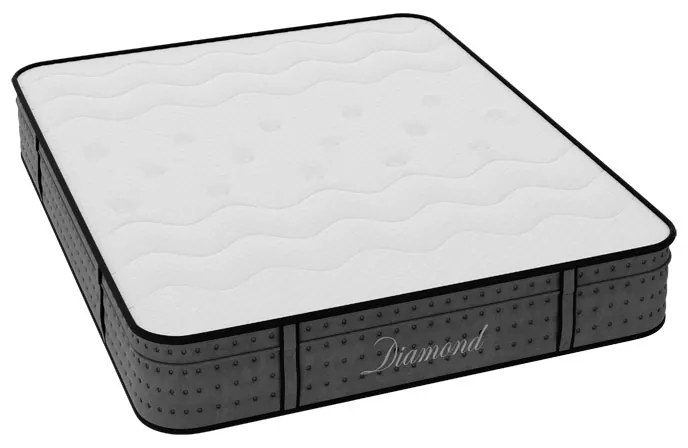 Στρώμα Diamond pakoworld pocket spring+ gel memory foam 25-27cm 140x200εκ