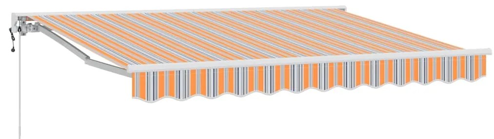 vidaXL Σκηνίτσα Αναδιπλούμενη Μπλε και Πορτοκαλί 350 x 200 cm