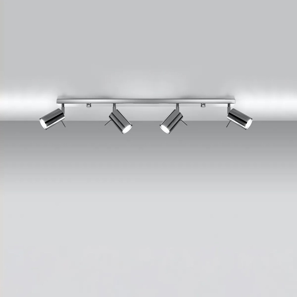 Sollux Φωτιστικό οροφής Ring 4,ατσάλι,4xGU10/40w