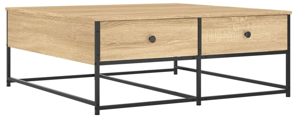 vidaXL Τραπεζάκι Σαλονιού Sonoma Δρυς 100 x 99 x 40 εκ. Επεξεργ. Ξύλο