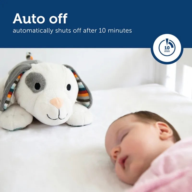 DEX Σκυλάκι ZAZU με Λευκούς Ήχους Νανουρίσματος & Χτύπους Καρδιάς