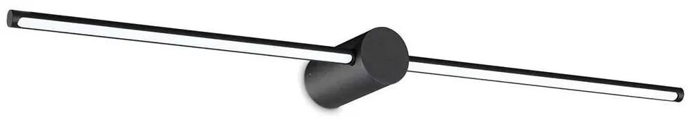 Φωτιστικό Τοίχου Filo 310145 75x11x5,5cm Led 1450lm 12,5W 3000K Black Ideal Lux
