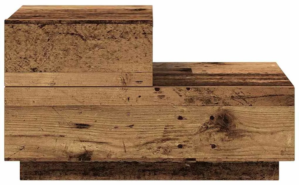 vidaXL Κομοδίνο Παλιό Ξύλο 70 x 36 x 40.5 εκ. Επεξεργασμένο ξύλο