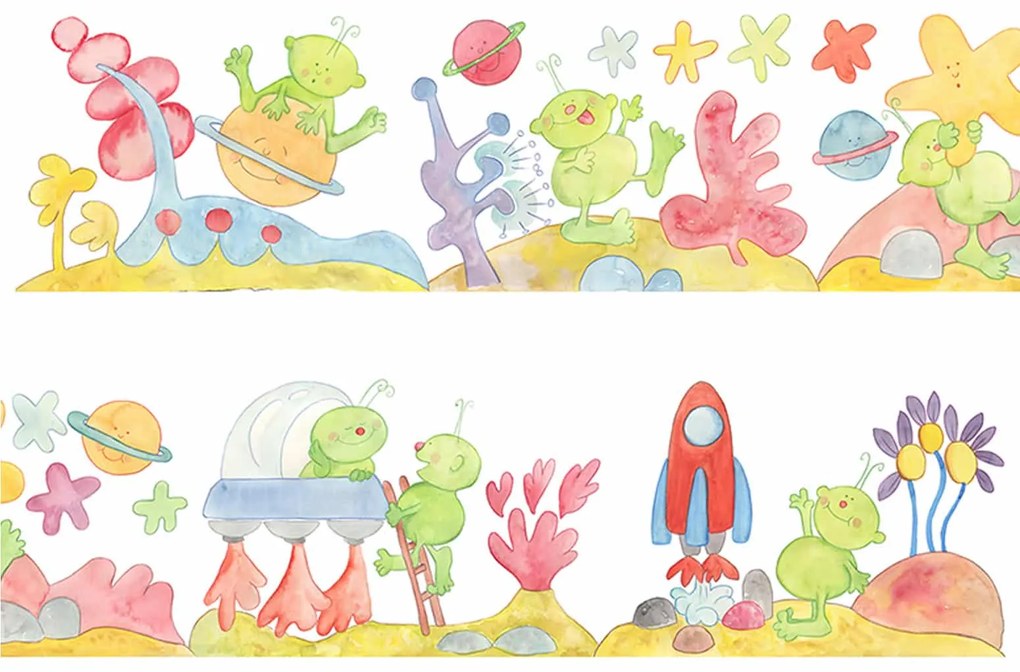 Green Aliens μπορντούρα - 14004 - 14004