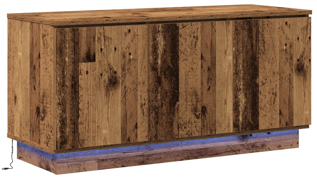 vidaXL ντουλάπι τηλεόρασης παλιό ξύλο 100x38x49 εκ. επεξεργασμένο ξύλο