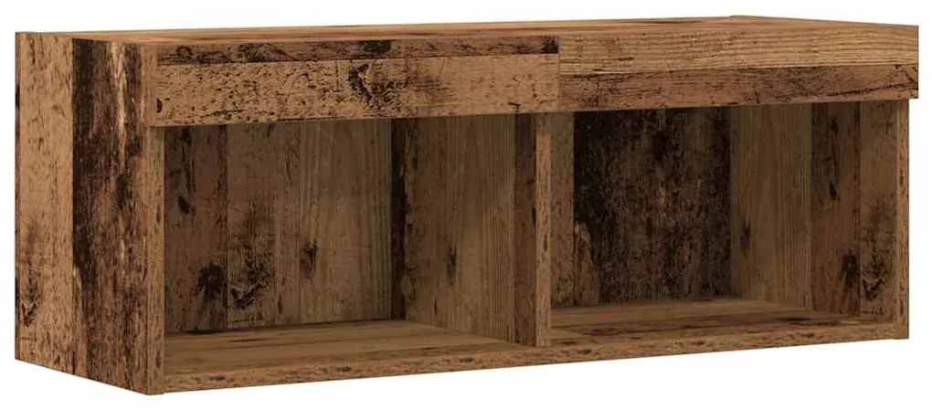 vidaXL Ντουλάπι TV Παλαιό ξύλο 80 x 30 x 30 εκ Επεξεργασμένο ξύλο