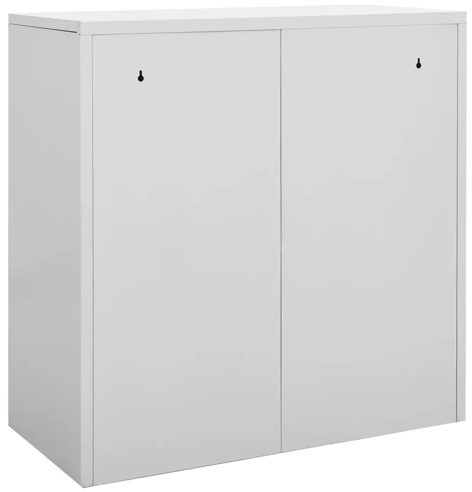 vidaXL Φοριαμοί 5 τεμ. Ανοιχτό Γκρι 90 x 45 x 92,5 εκ. Ατσάλινοι