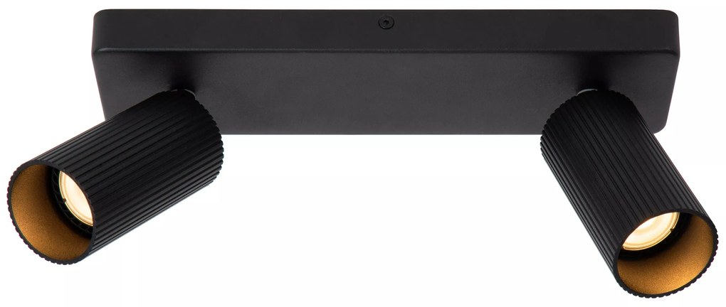 Φωτιστικό Οροφής Lucide 09939-02-30 CLUBS Μαύρο Ματ (Black Mat)