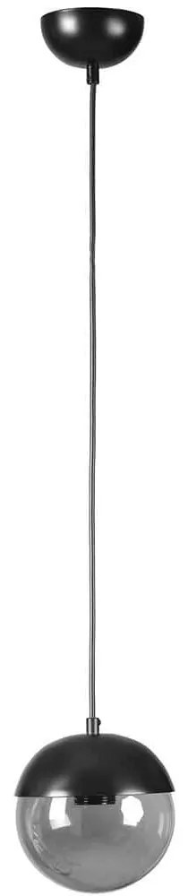 Φωτιστικό Οροφής Kure 941RTN1227 Φ15x70cm 1xE27 40W Dark Grey Opviq