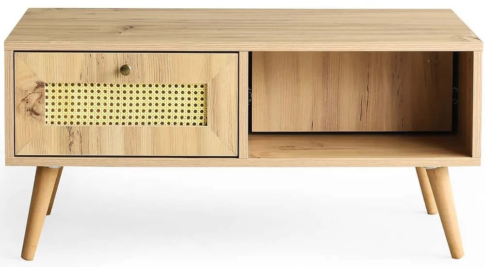 Τραπέζι Σαλονιού Sidyma 854KLN2809 97x55x45cm Oak