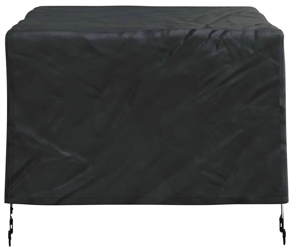 vidaXL Κάλυμμα επίπλων Μονόχρωμο Μαύρο 82 x 82 x 50 εκ ύφασμα