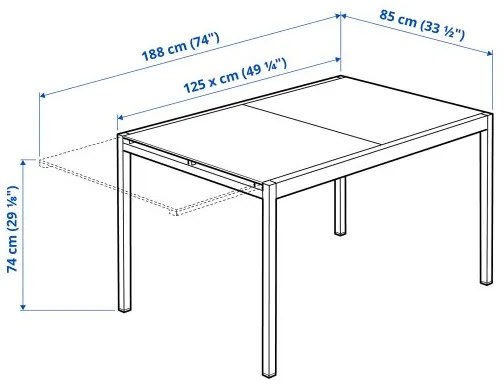 GLIVARP επεκτεινόμενο τραπέζι 403.346.95