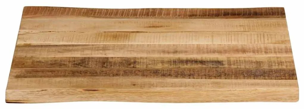 vidaXL Επιφάνεια Τραπεζιού 40x40x3,8 εκ. Live Edge Μασίφ Ξύλο Μάνγκο
