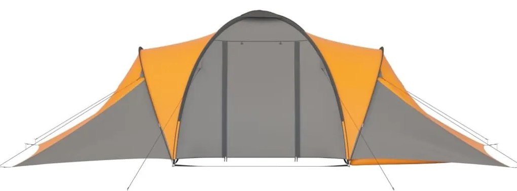 Σκηνή Camping 6 Ατόμων Γκρι / Πορτοκαλί - Γκρι