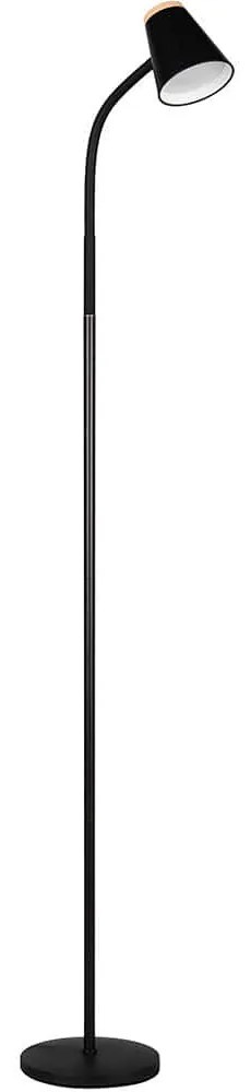 Φωτιστικό Δαπέδου Pongo R45831102 19,5x145cm 1xLed 500lm 4,5W 3000K Black RL Lighting