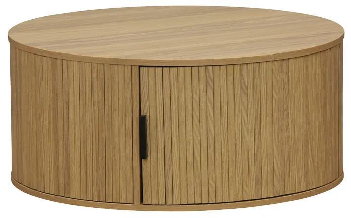 Τραπέζι σαλονιού Scandi pakoworld MDF φυσικό Φ80x35.5εκ Model: 260-000009