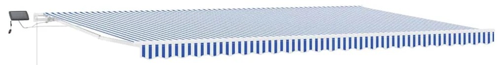 vidaXL Σκηνίτσα Αναδιπλούμενη with Μπλε και λευκό 6 x 3 m