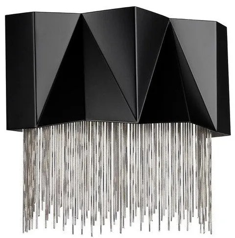Απλίκα Φωτιστικό Τοίχου 3xG9 Zuma Elstead Lighting HK-ZUMA-3W-SBS Μαύρο-Ασημί