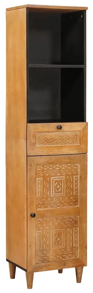 Ντουλάπι Μπάνιου με συρτάρι Ανοιχτό καφέ 38 x 33 x 160 εκ.