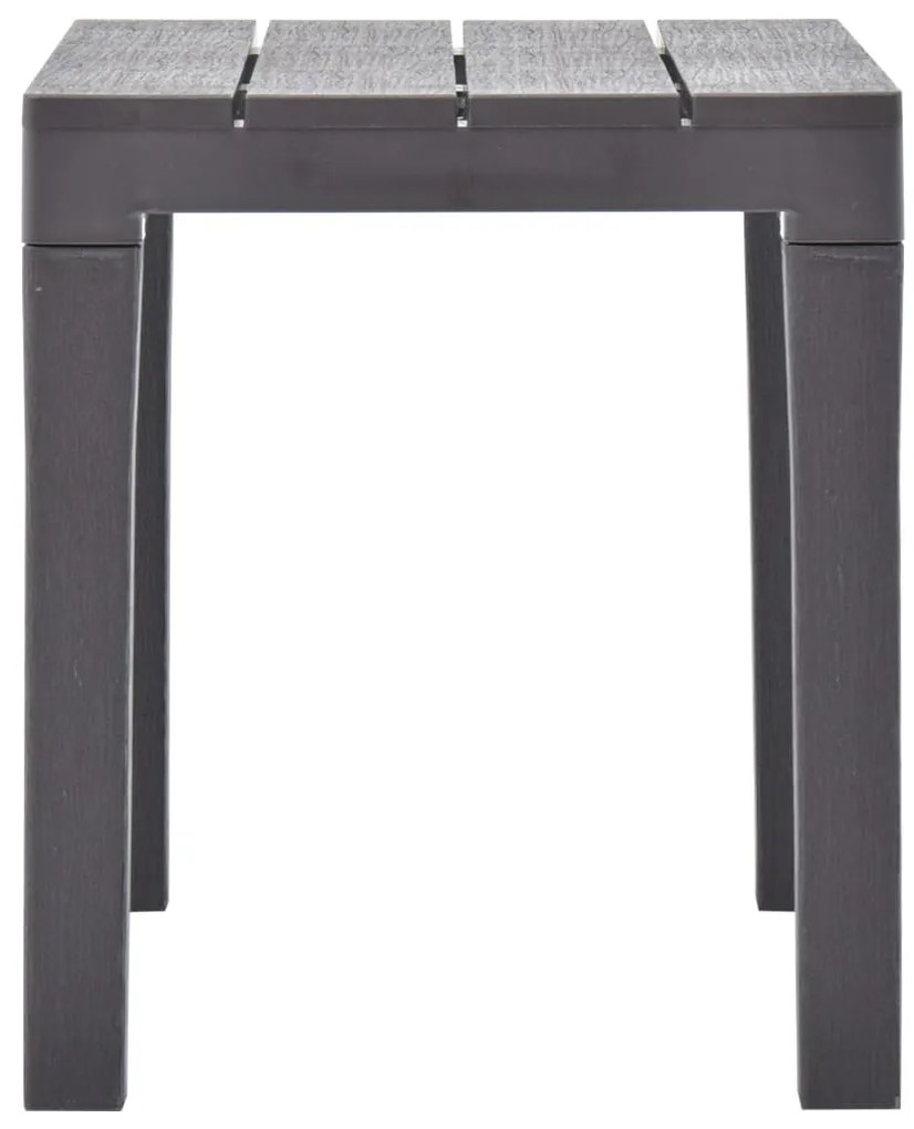 vidaXL Πάγκοι Κήπου 2 τεμ. Μόκα Πλαστικοί