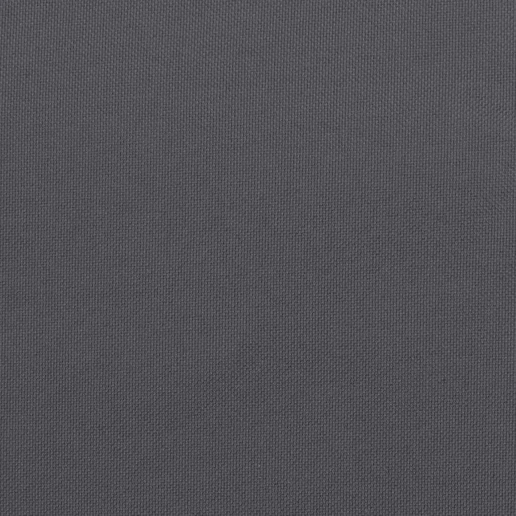 Μαξιλάρι Στρογγυλό Ανθρακί Ø 100 x 11 εκ. από Ύφασμα Oxford - Ανθρακί