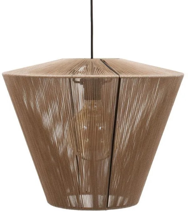Φωτιστικό Οροφής Μονόφωτο Cord Fylliana Καφέ 40x32 εκ. 40x40x100 εκ.