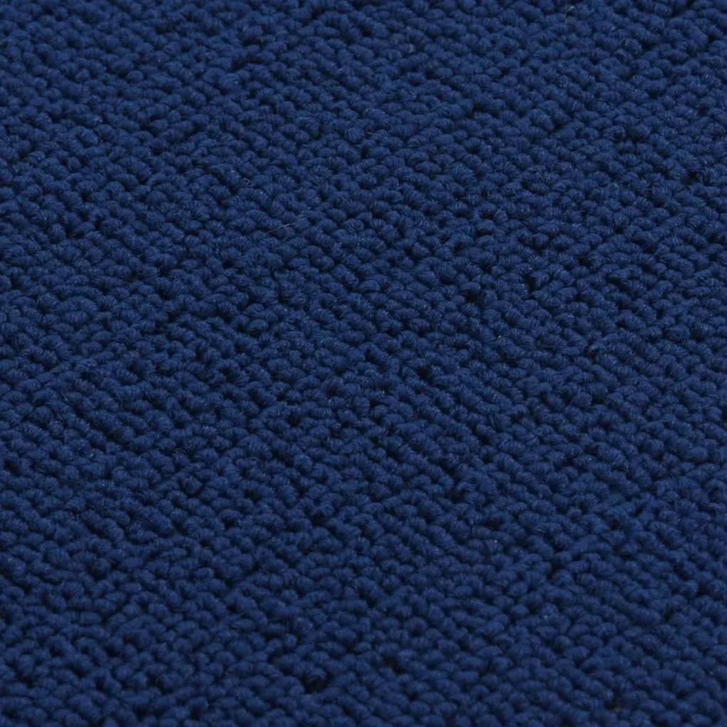 Πατάκια Σκάλας Αντιολισθ. Ορθογώνια 15 τεμ. Ναυτ.Μπλε 75x20 εκ. - Μπλε