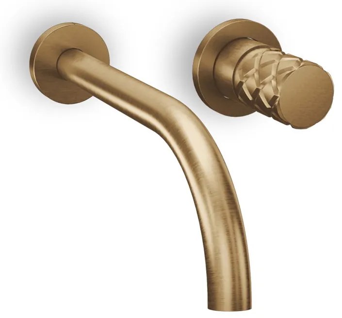 Μπαταρία νιπτήρα εντοιχισμού Eletta Chester-Bronze - brushed