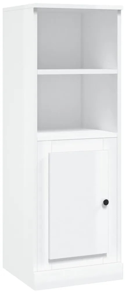 vidaXL Ντουλάπι Γυαλιστερό λευκό 36x35,5x103,5 από Επεξεργασμένο Ξύλο