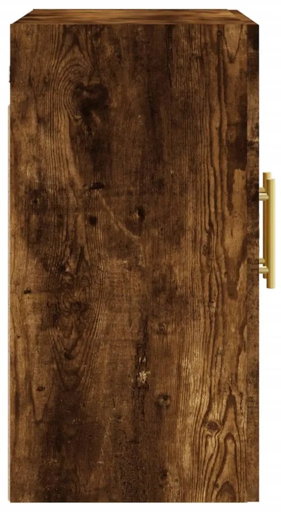 vidaXL Ντουλάπι Τοίχου Καπνιστή Δρυς 60x31x60 εκ. Επεξεργασμένο Ξύλο