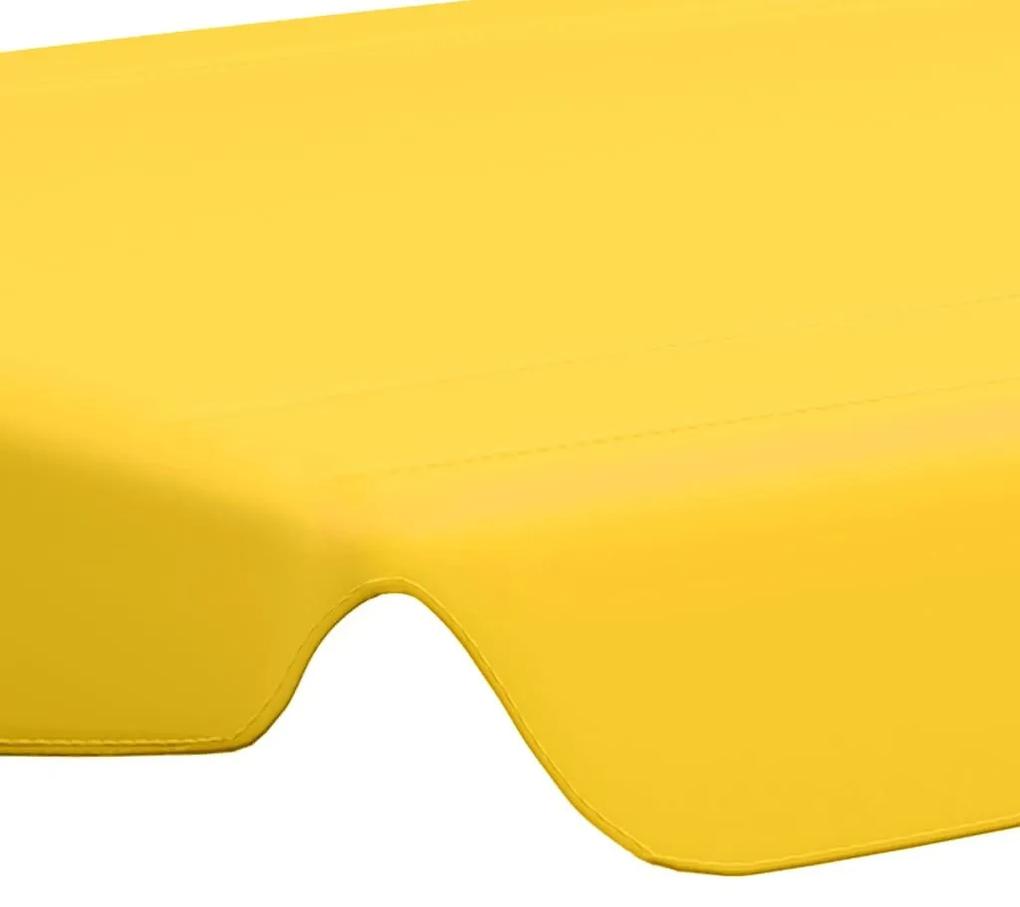 Πανί Ανταλλακτικό για Κούνια Κήπου Κίτρινο 150/130 x 105/70 εκ. - Κίτρινο