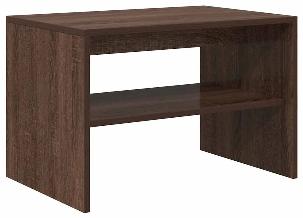 Ντουλάπι τηλεόρασης καφέ δρυς 60x40x40 cm Ξύλινη κατασκευή - Καφέ