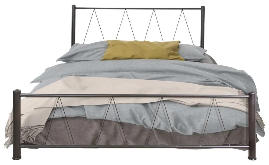 Κρεβάτι Μεταλλικό Ios Εκρού, 150x190 εκ.