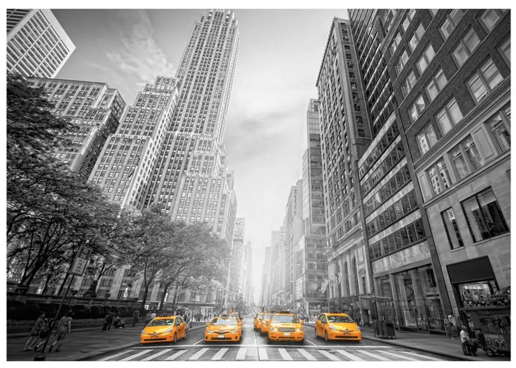 Φωτοταπετσαρία - New York - yellow taxis 200x140